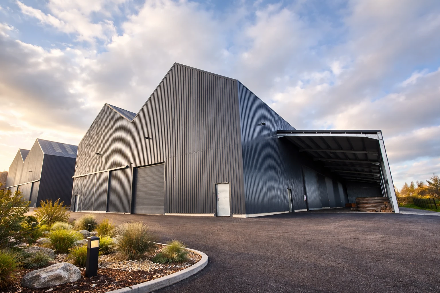 SRA Moteurs - Hivernage Bateau à St-Malo - Photo Hangar extérieur
